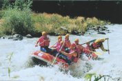 Rafting mit dem Erika Team