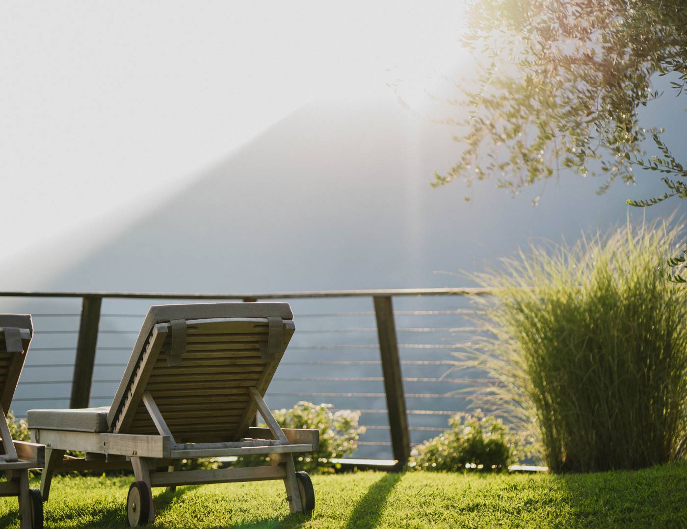 Wellnessgarten & Terrasse im 5 Sterne Hotel