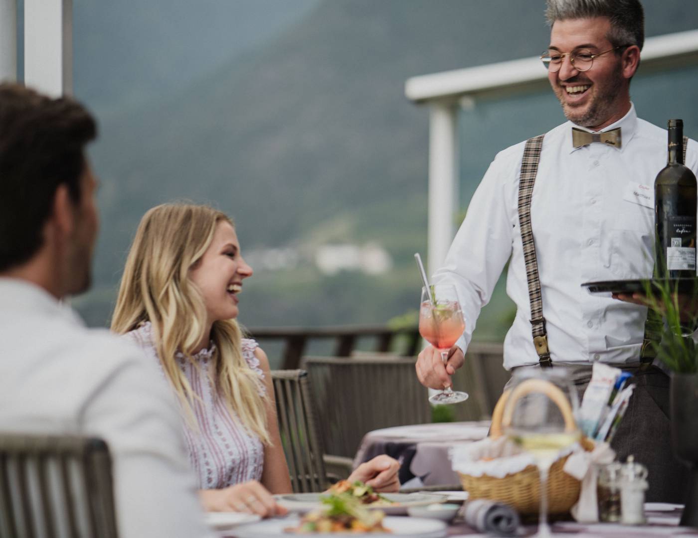 Service in a 5-star hotel near Merano