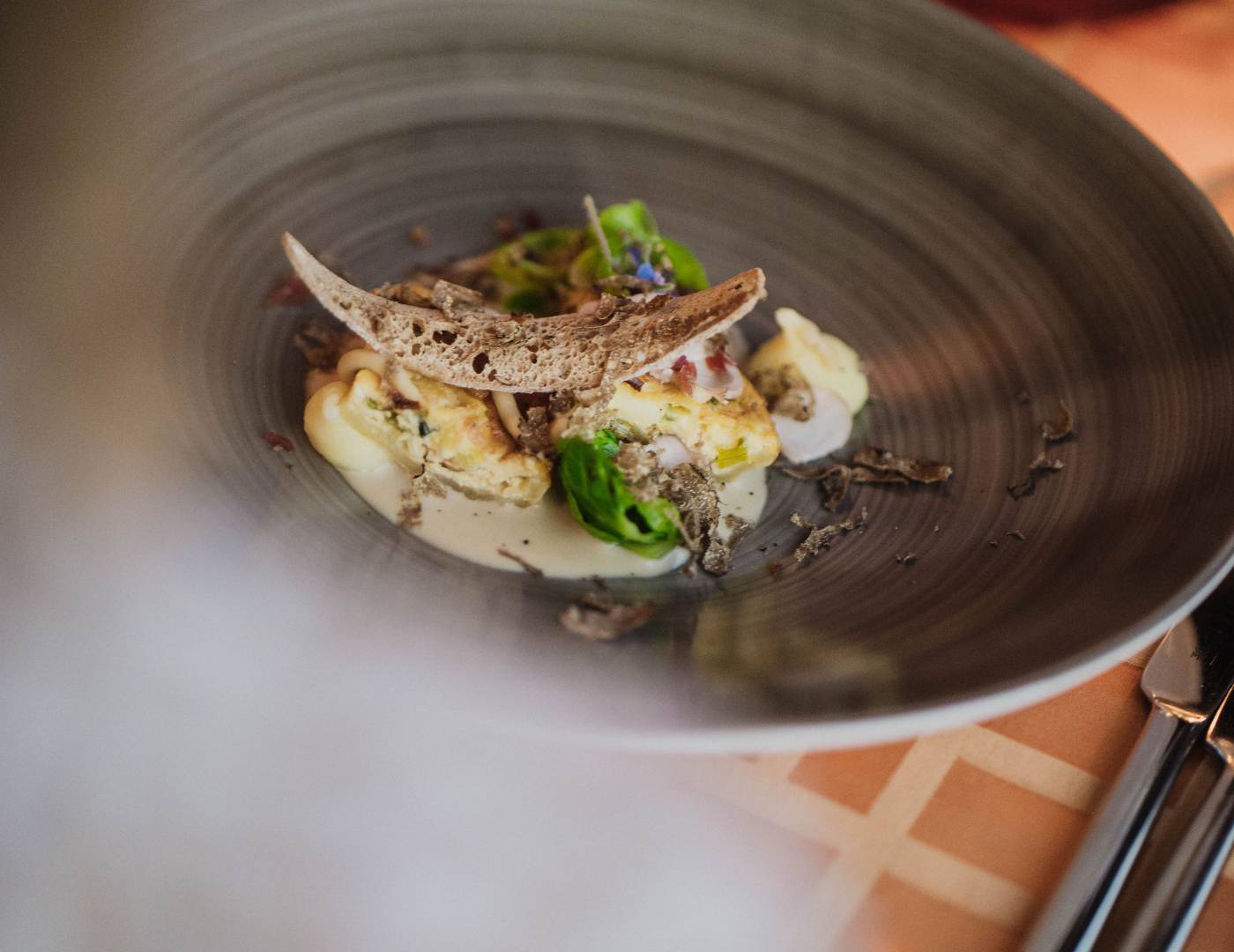 Cucina gourmet  nell'hotel gourmet Erika