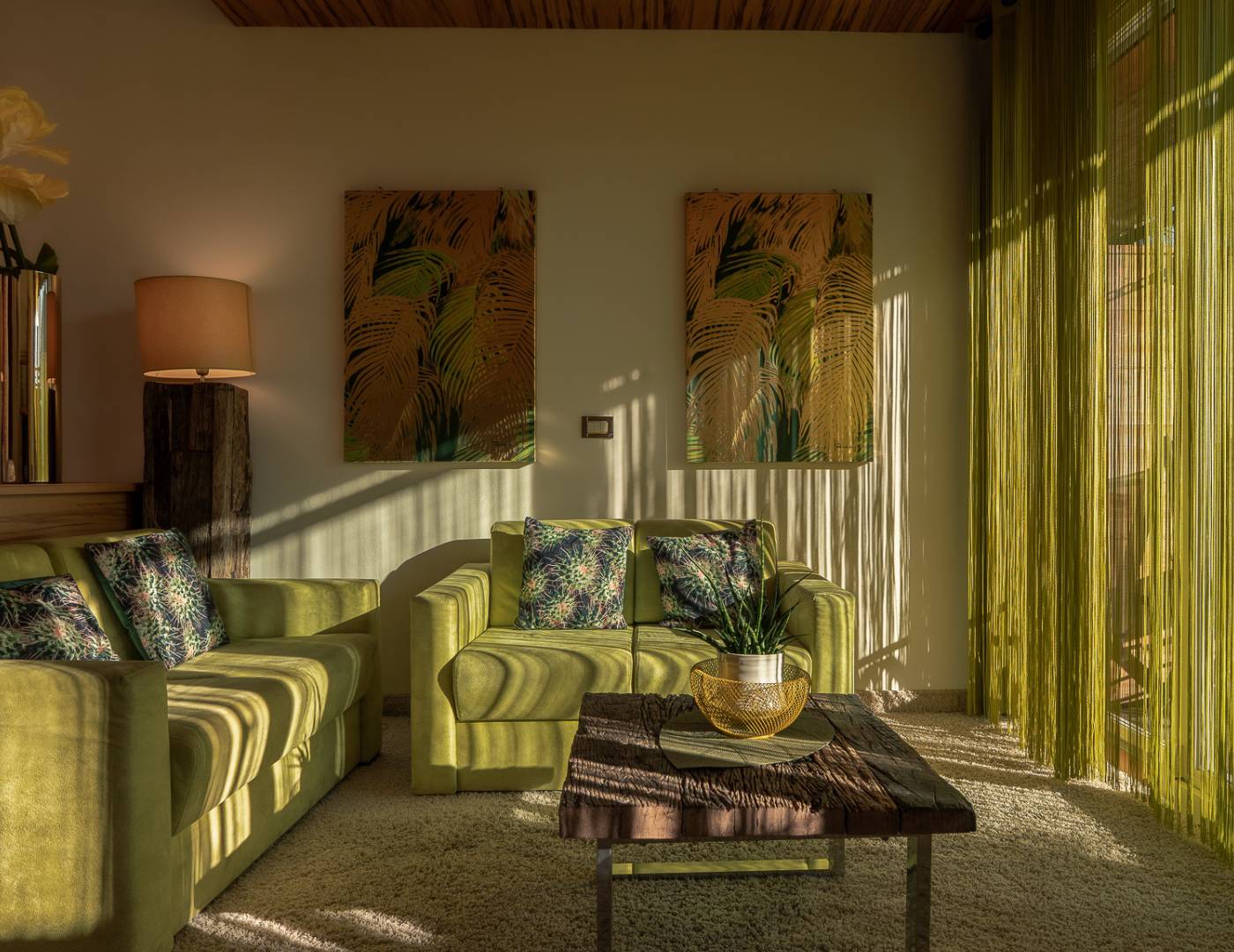 Detailaufnahme Doppelzimmer Giardino – stilvolle Einrichtung und hochwertige Details