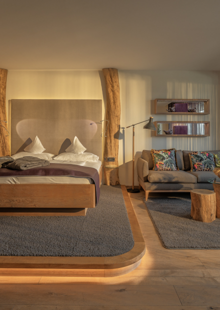 Doppelzimmer Olive mit Panoramablick über Meran