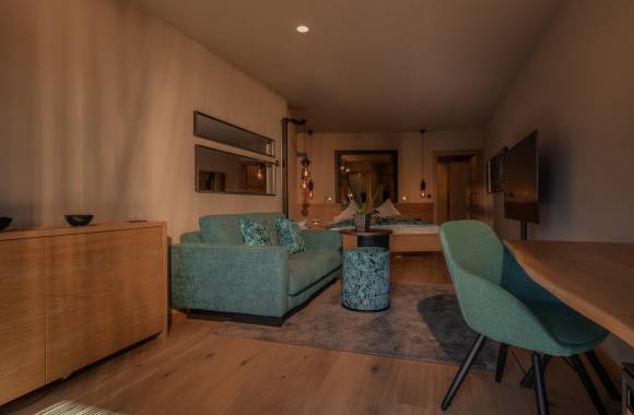 Nahaufnahme der Suite Allegria – hochwertige Details und stilvolles Design