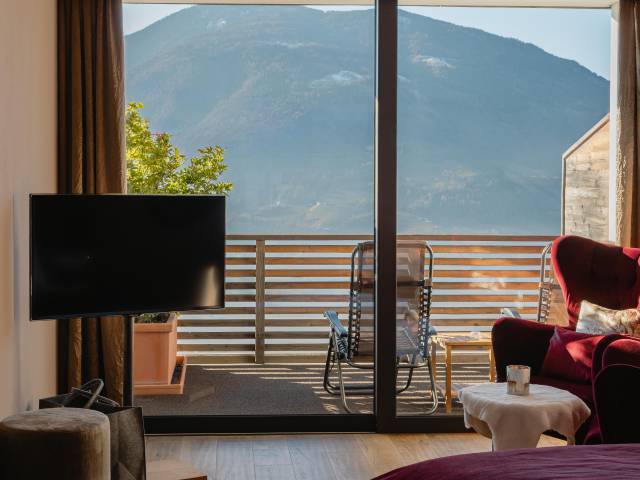 Gemütliches Doppelzimmer in Südtirol über Meran