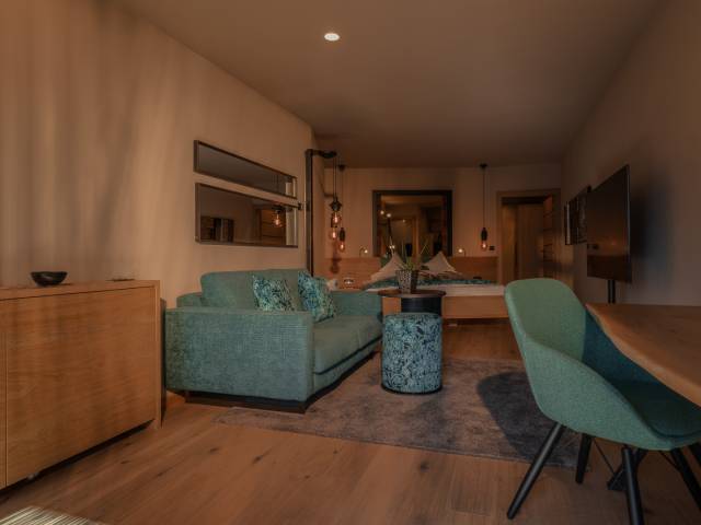 Nahaufnahme der Suite Allegria – hochwertige Details und stilvolles Design