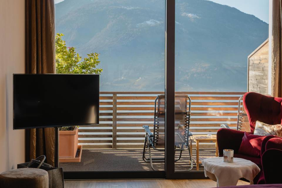 Gemütliches Doppelzimmer in Südtirol über Meran