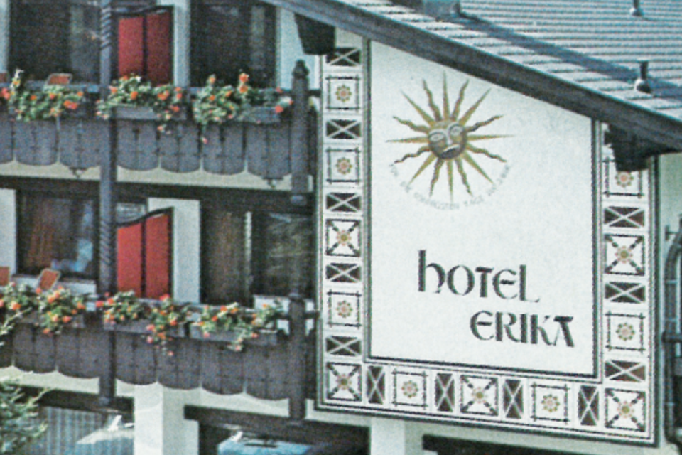 bild der alten Pension erika