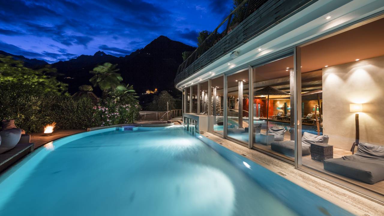 Schwimmbadlandschaft im Spa Hotel Erika SPA & Relax Hotel Erika