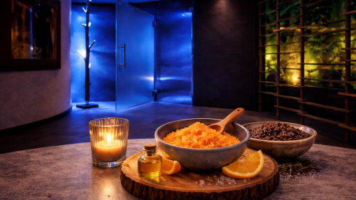 Foto simbolica: 05. Apr. 2026 dalle ore 16:00Sauna al vapore Peeling